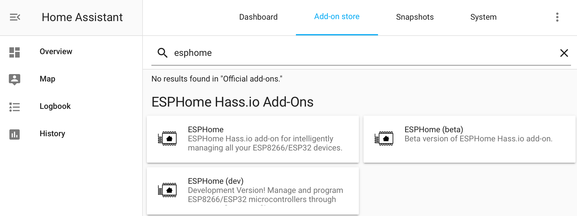 ESPHome Add-ons